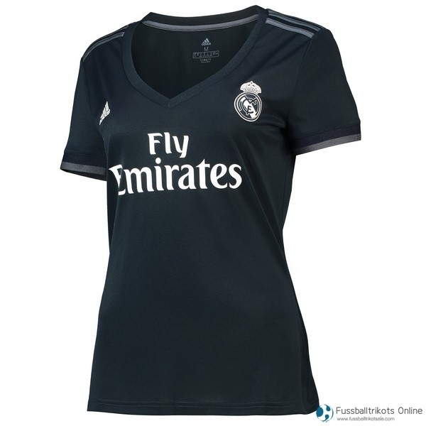 Real Madrid Trikot Auswarts Damen 2018-19 Schwarz Fussballtrikots Günstig